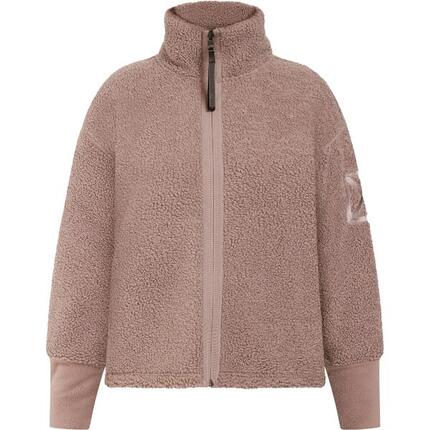 Mella Full-Zip Vest Dames Lange rits fleece Bark