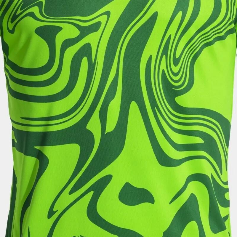 Maillot Manches Courtes Football Enfants Joma Lion II Vert Fluo 5/5