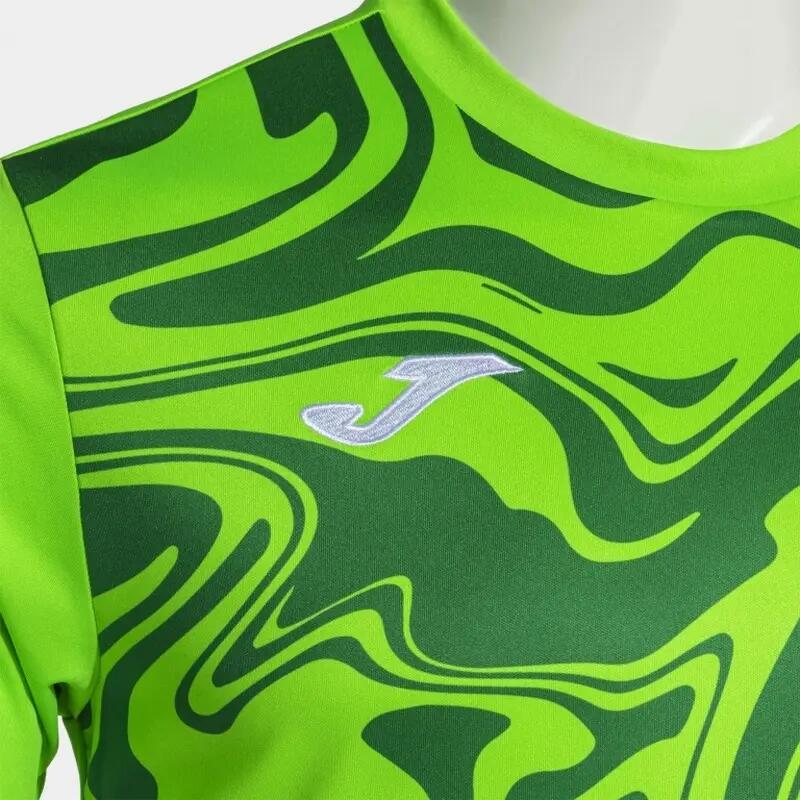 Maillot Manches Courtes Football Enfants Joma Lion II Vert Fluo 4/5