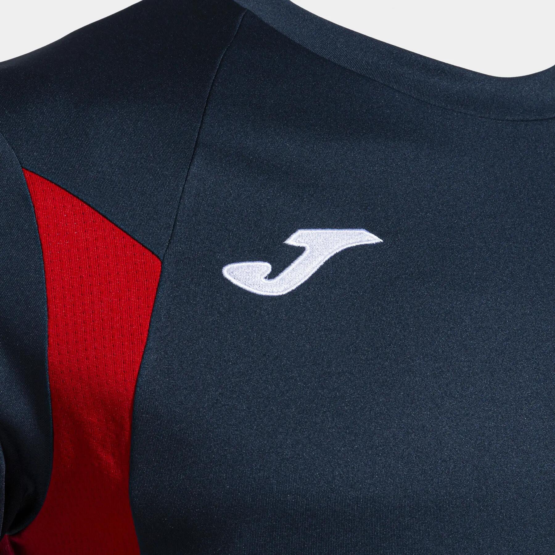 Maillot Manches Courtes Football Enfants Joma Winner III Bleu Marine 3/4