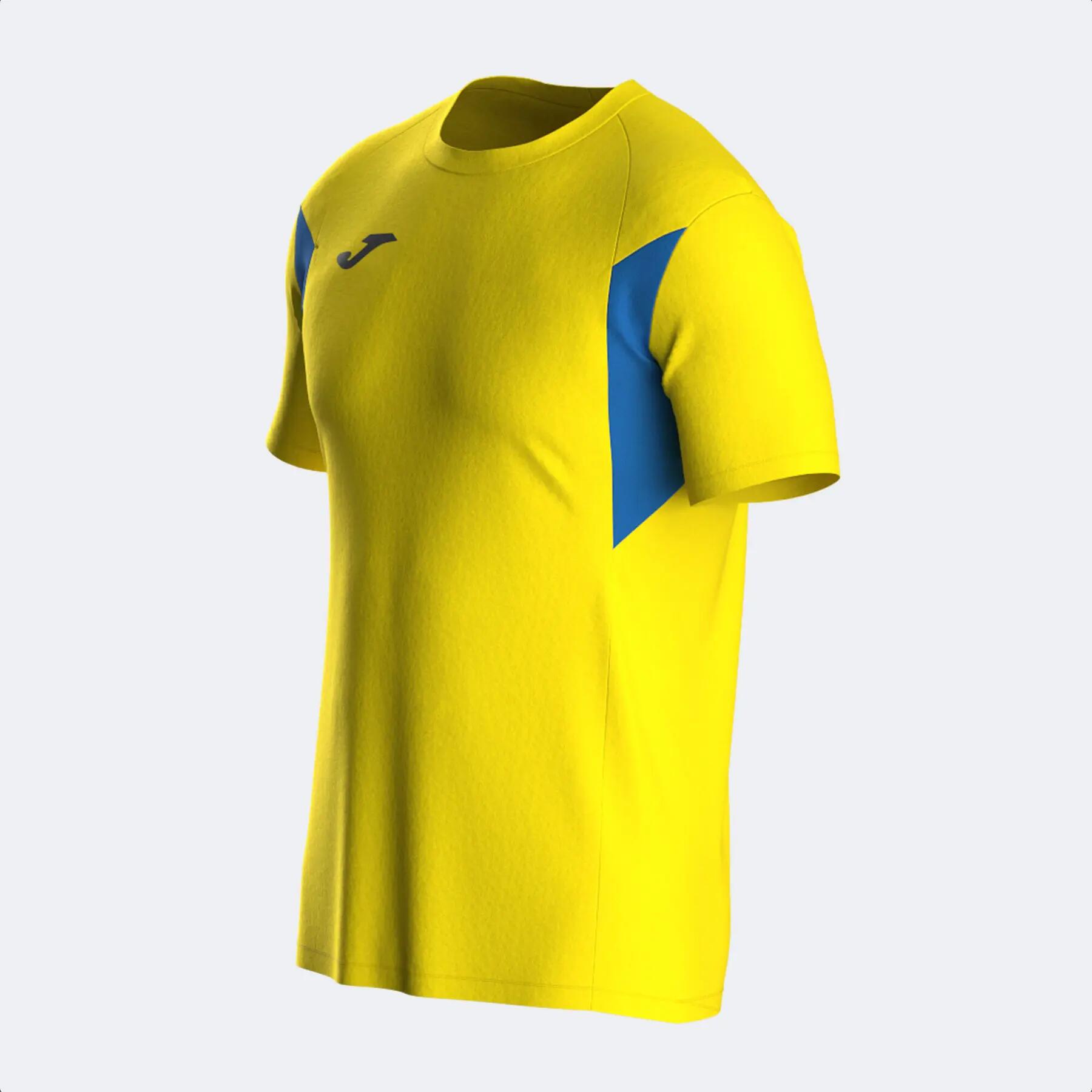Camiseta Manga Corta Fútbol Hombre Joma Winner III Amarillo 2/7