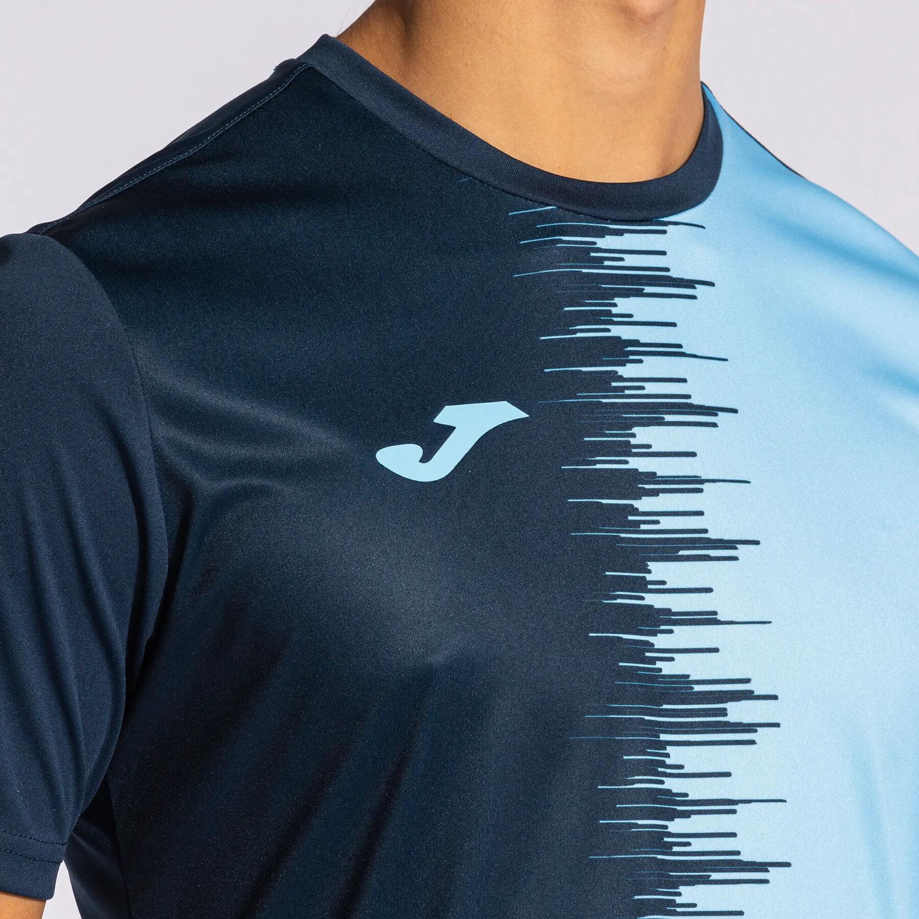 Maillot Manches Courtes Football Homme Joma City II Bleu Marine 6/7