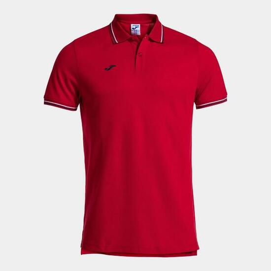 Polo Manches Courtes Football Homme Joma Confort Classic Rouge