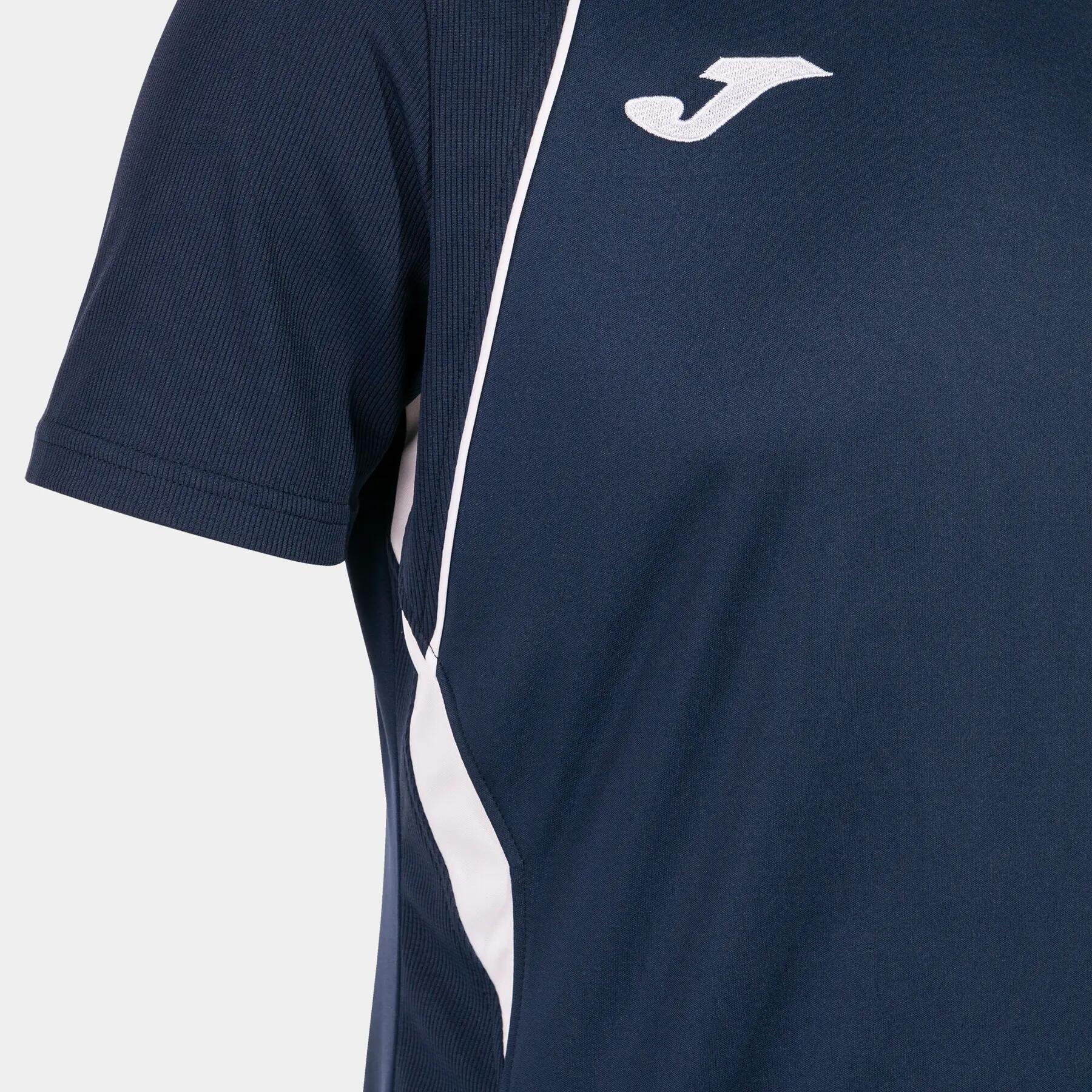 Maillot Manches Courtes Football Homme Joma Championship VII Bleu Marine 4/4