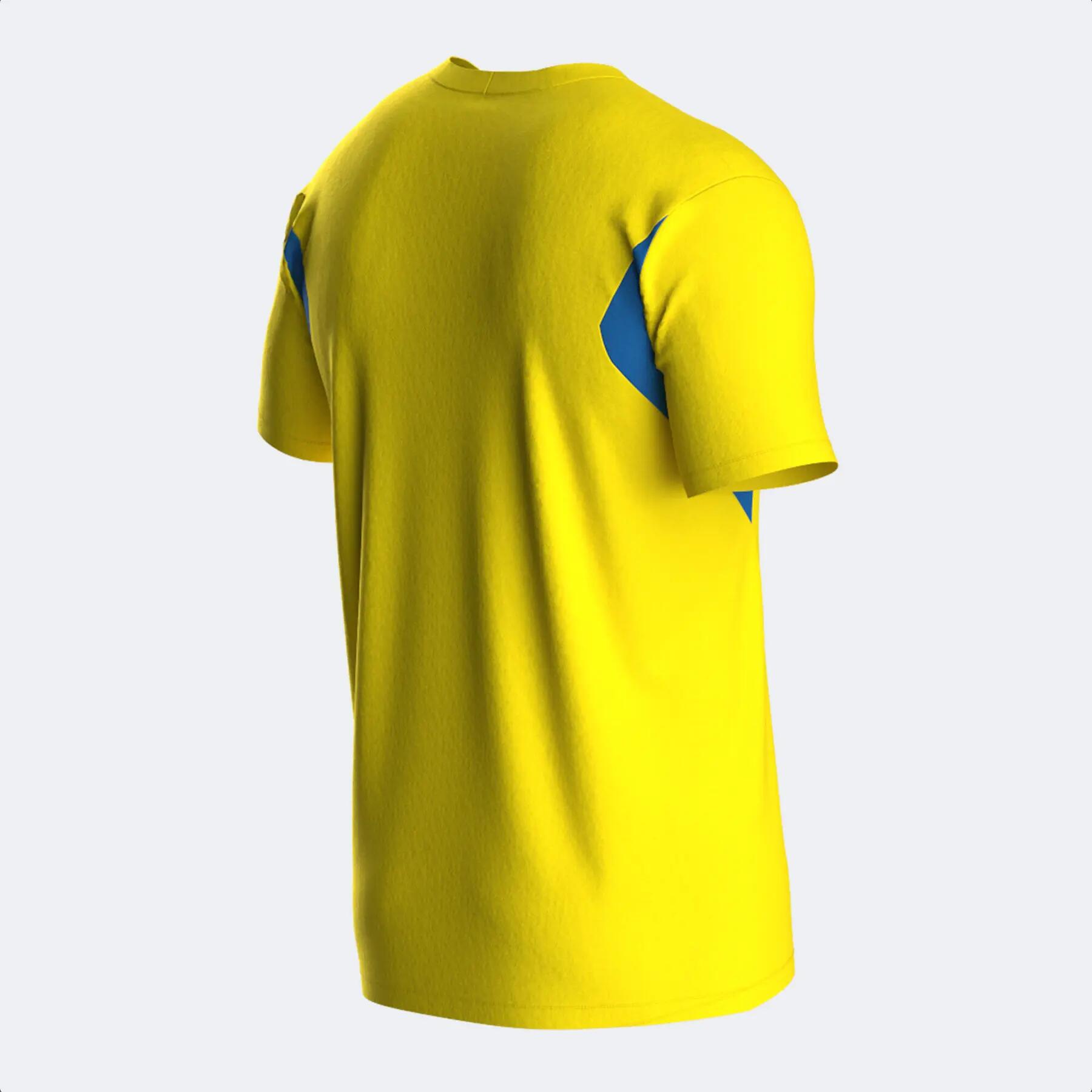 Camiseta Manga Corta Fútbol Hombre Joma Winner III Amarillo 4/7