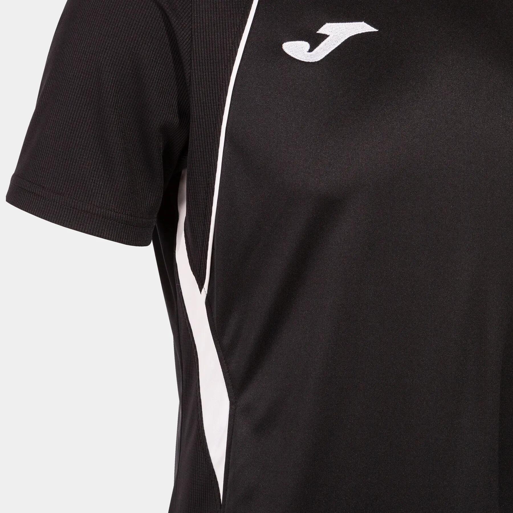 Camiseta Manga Corta Fútbol Niños Joma Championship VII Negro 4/4