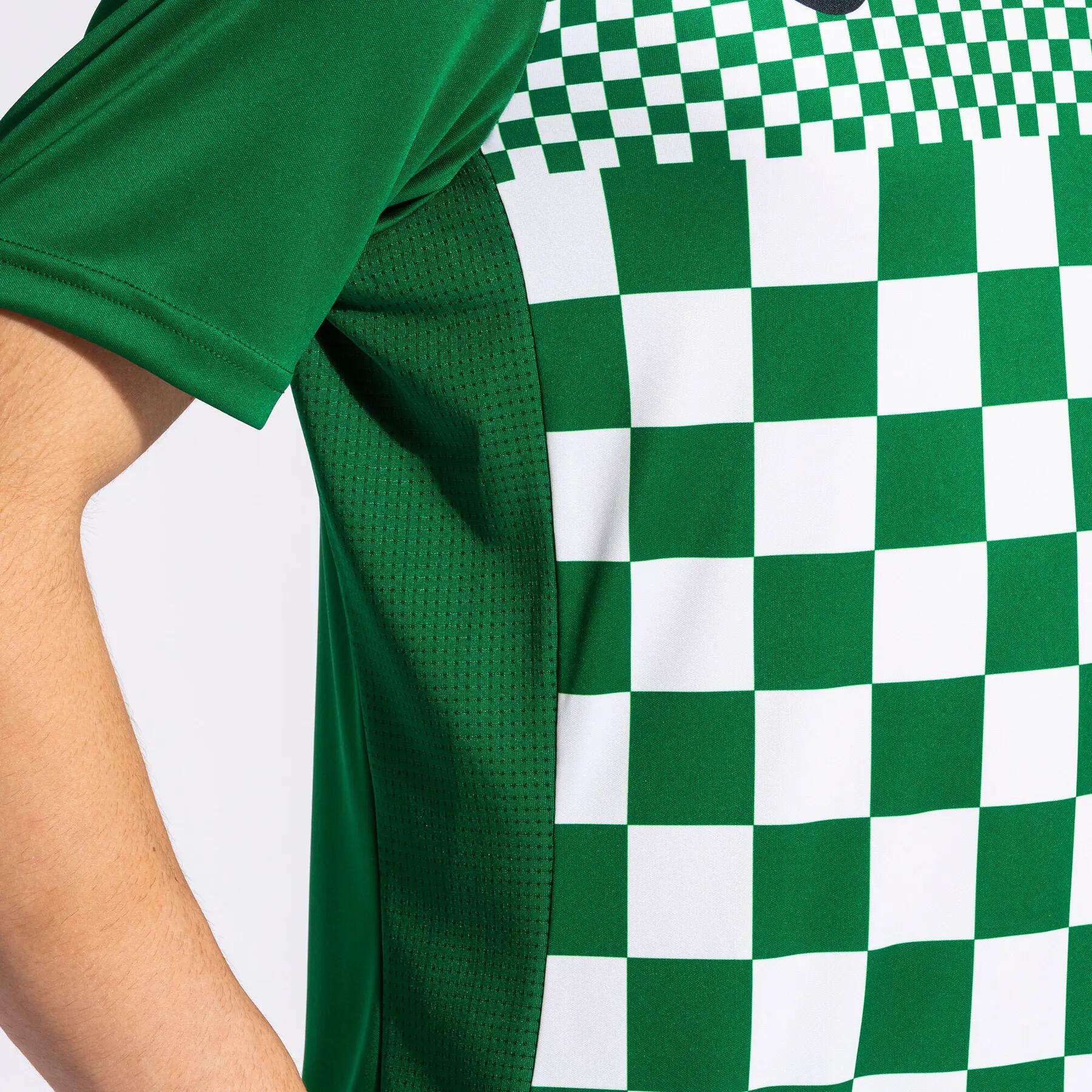 Maillot Manches Courtes Football Homme Joma Flag III Vert 7/7