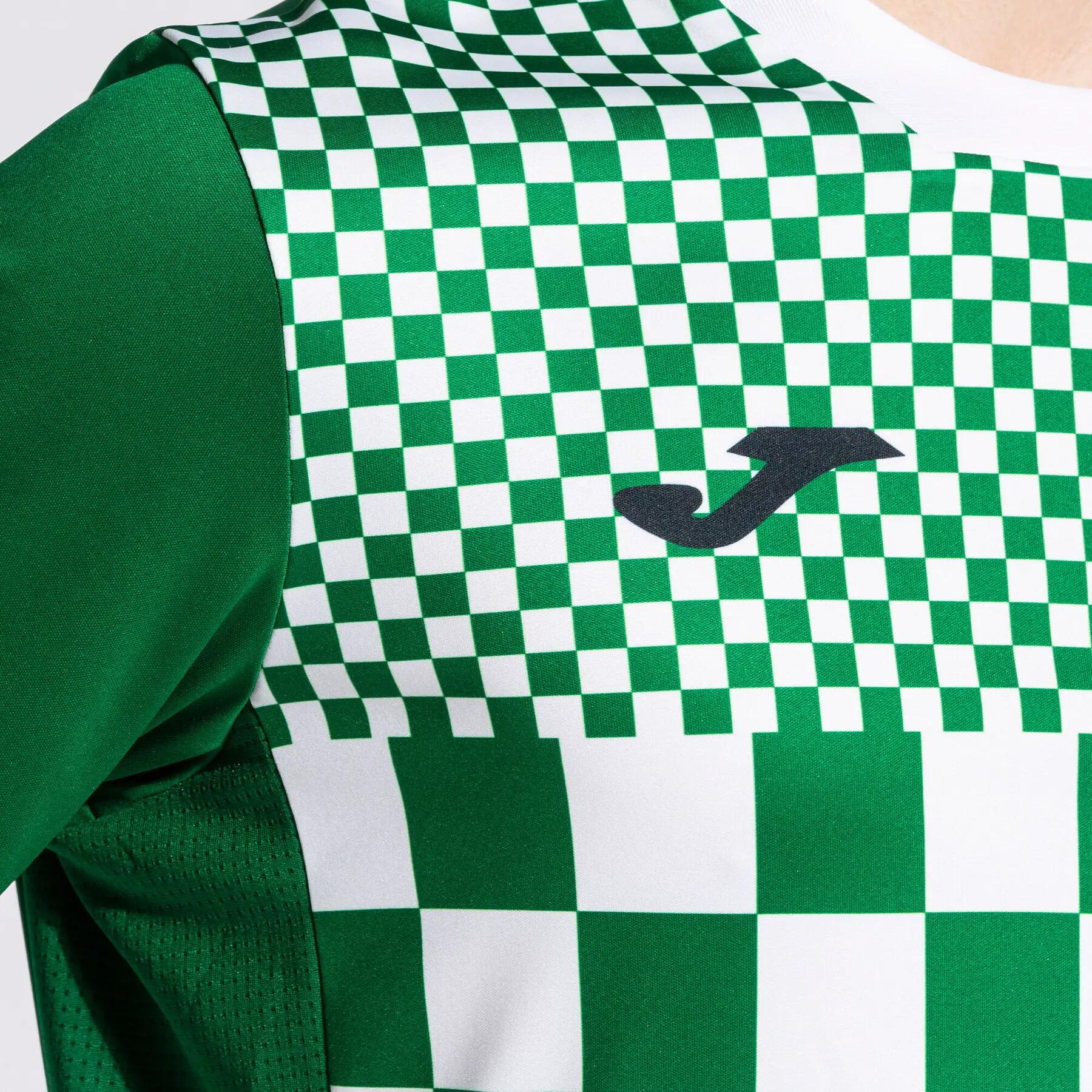 Maillot Manches Courtes Football Homme Joma Flag III Vert 6/7