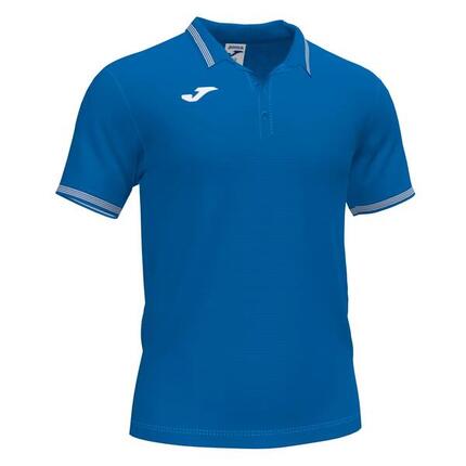 Polo Manches Courtes Football Homme Joma Campus III Gris Melange