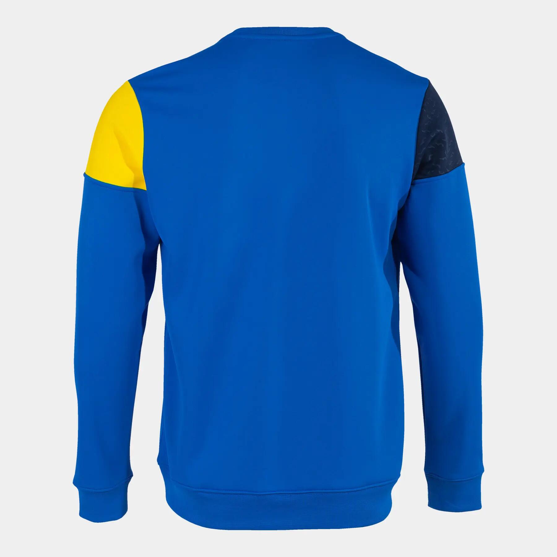 Sweat-Shirt Football Homme Joma Crew V Bleu Roi 2/3