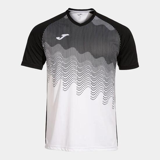 Maillot Manches Courtes Football Homme Joma Tiger VI Blanc