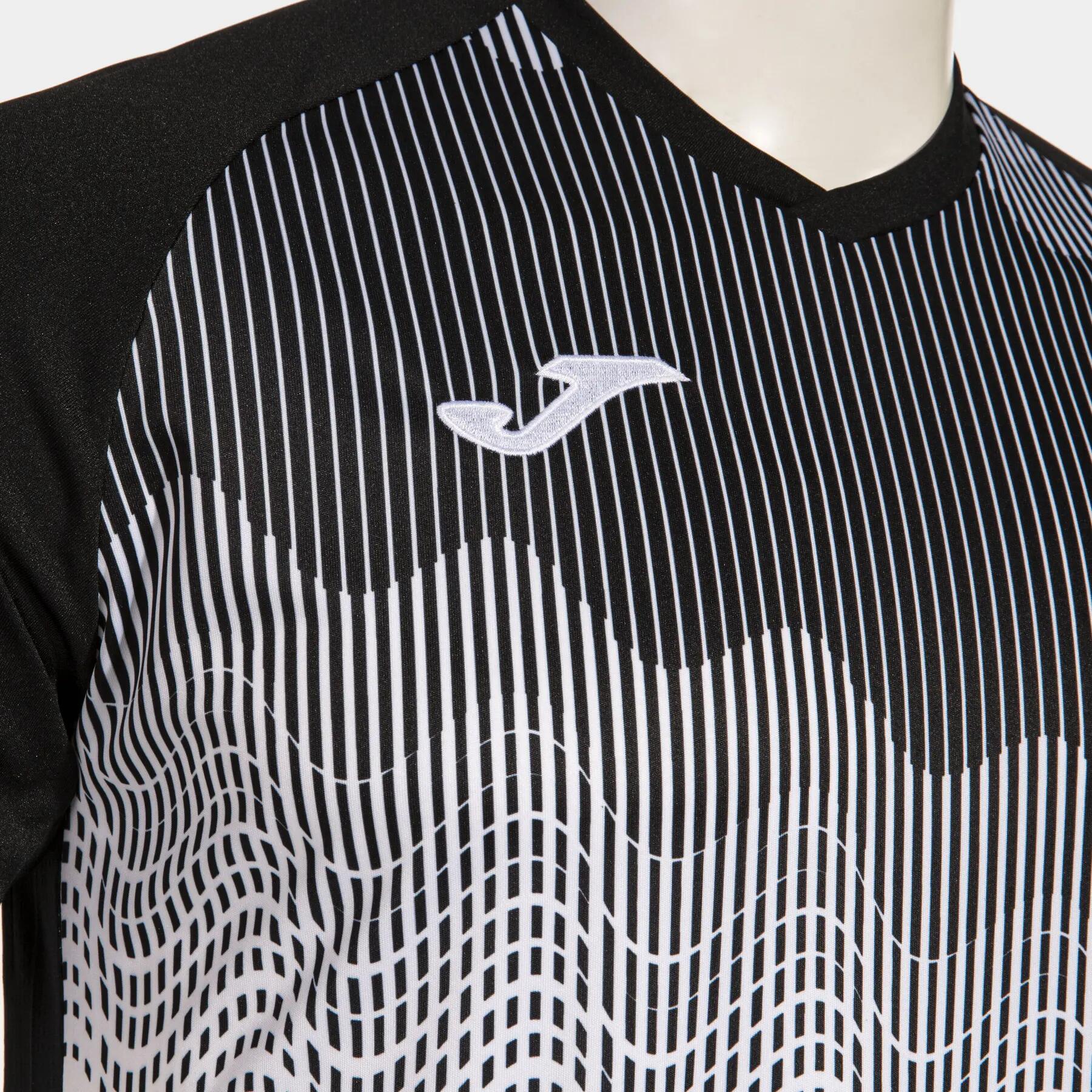 Maillot Manches Courtes Football Homme Joma Tiger VI Blanc 4/5