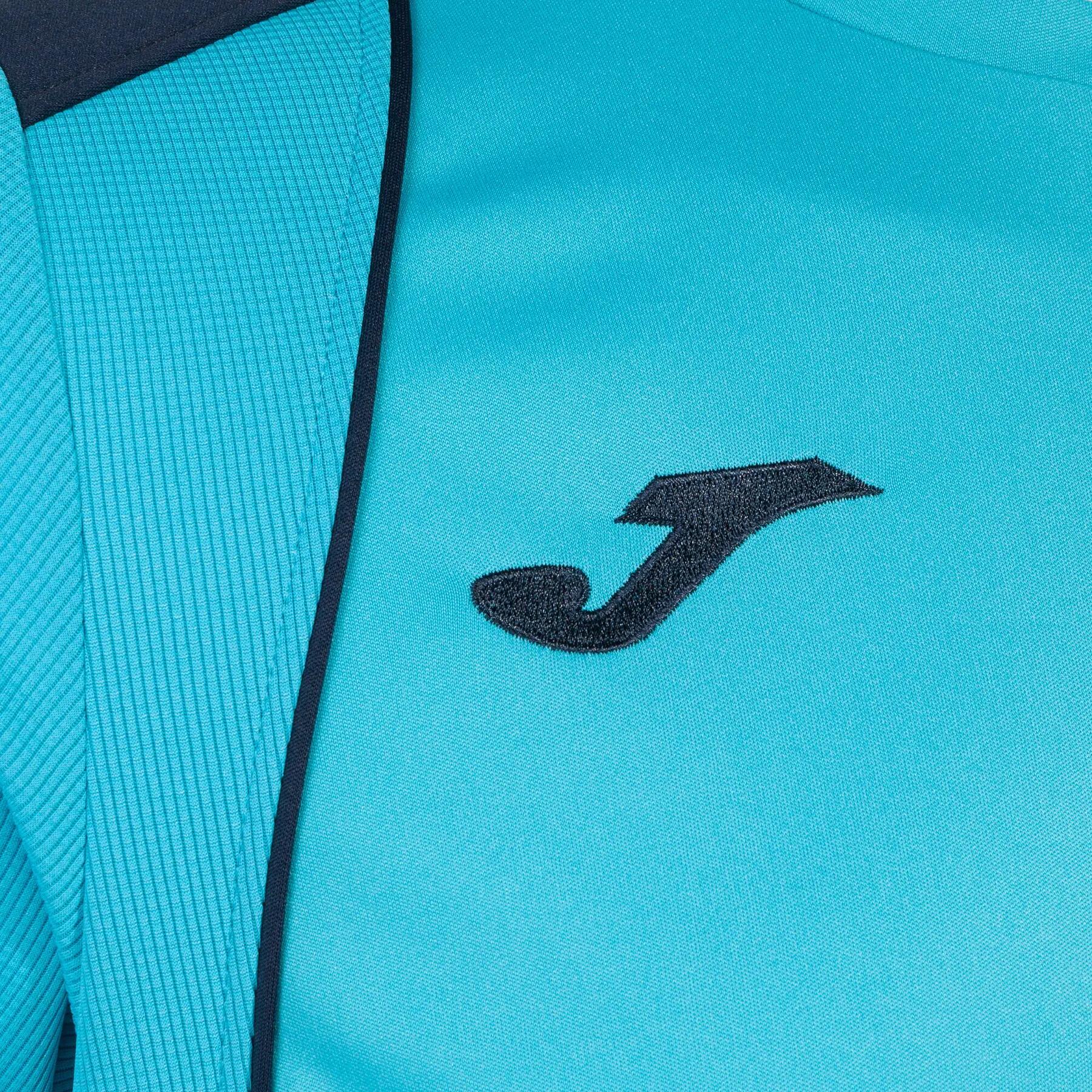 Maillot Manches Courtes Football Homme Joma Championship VII Turquoise Fluo 6/7