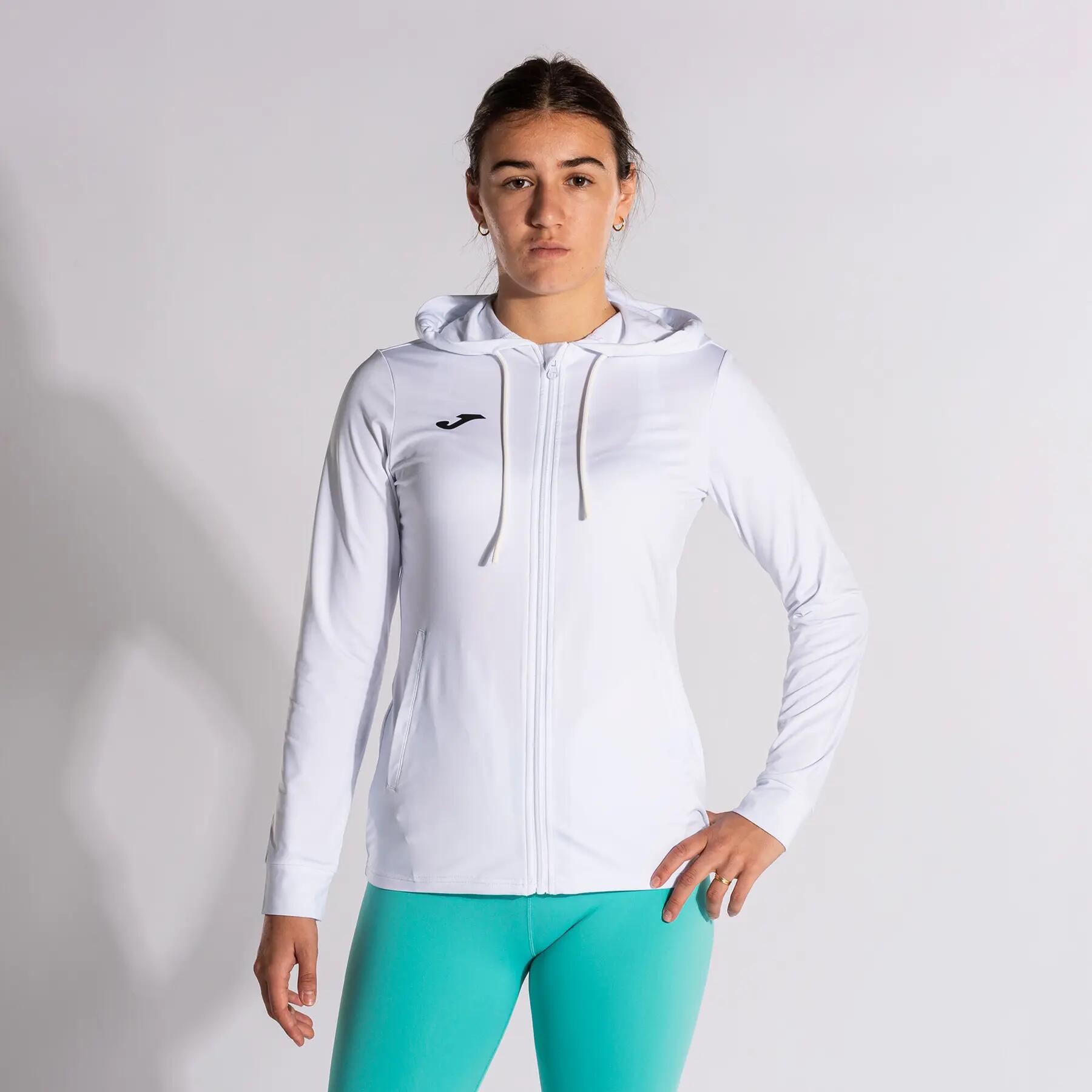 Casaco Com Capuz Padel Mulher Joma Sculpture II Branco 4/7