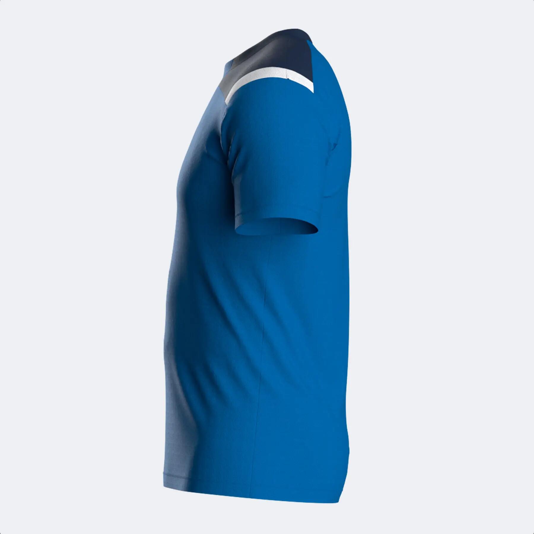 Maillot Manches Courtes Football Homme Joma Toledo Bleu Roi 7/7