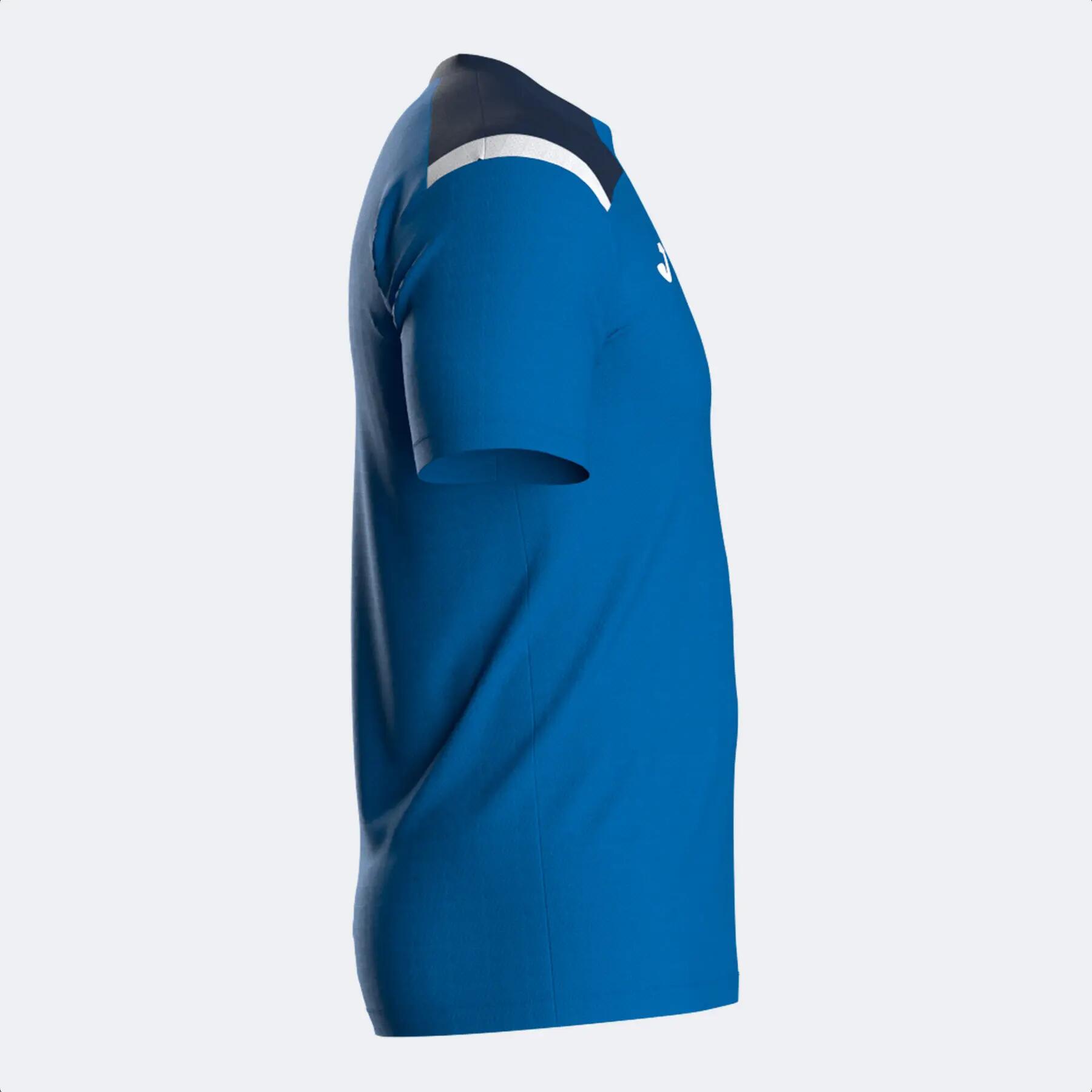 Maillot Manches Courtes Football Homme Joma Toledo Bleu Roi 6/7