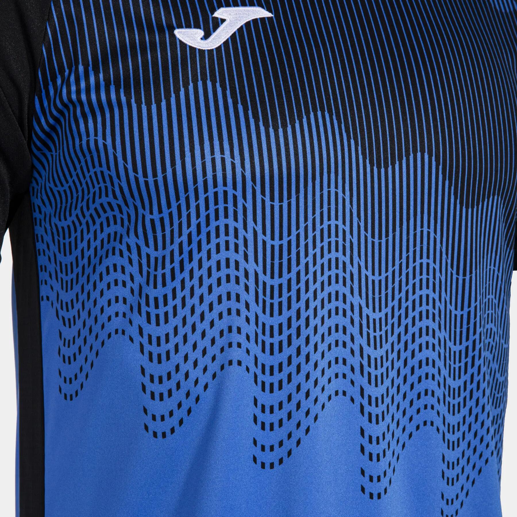 Maillot Manches Courtes Football Homme Joma Tiger VI Bleu Roi 7/7
