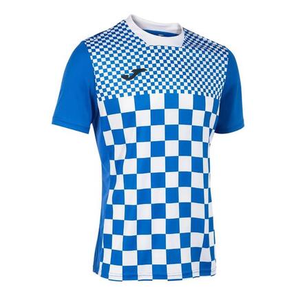 Maillot Manches Courtes Football Homme Joma Flag III Bleu Roi