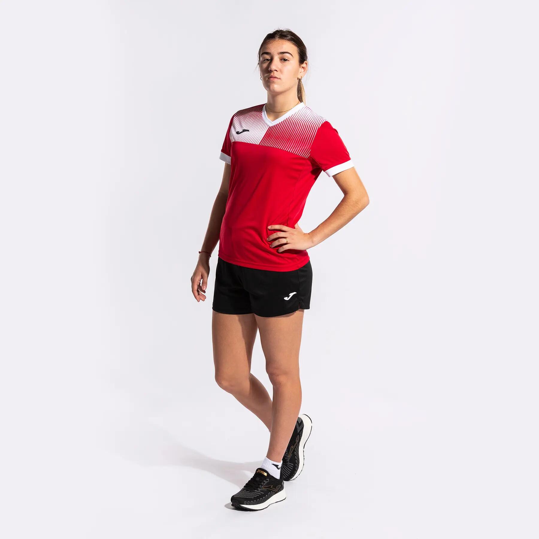 Maillot Manches Courtes Football Femme Joma Eco Supernova Rouge 3/7