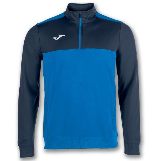 Sweat-Shirt Football Homme Joma 1/2 Cremallera Winner Bleu Roi
