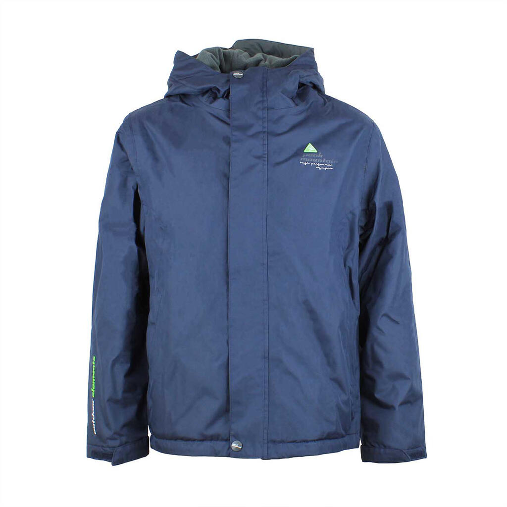 Children's double fleece ski jacket Peak Mountain Ecajik