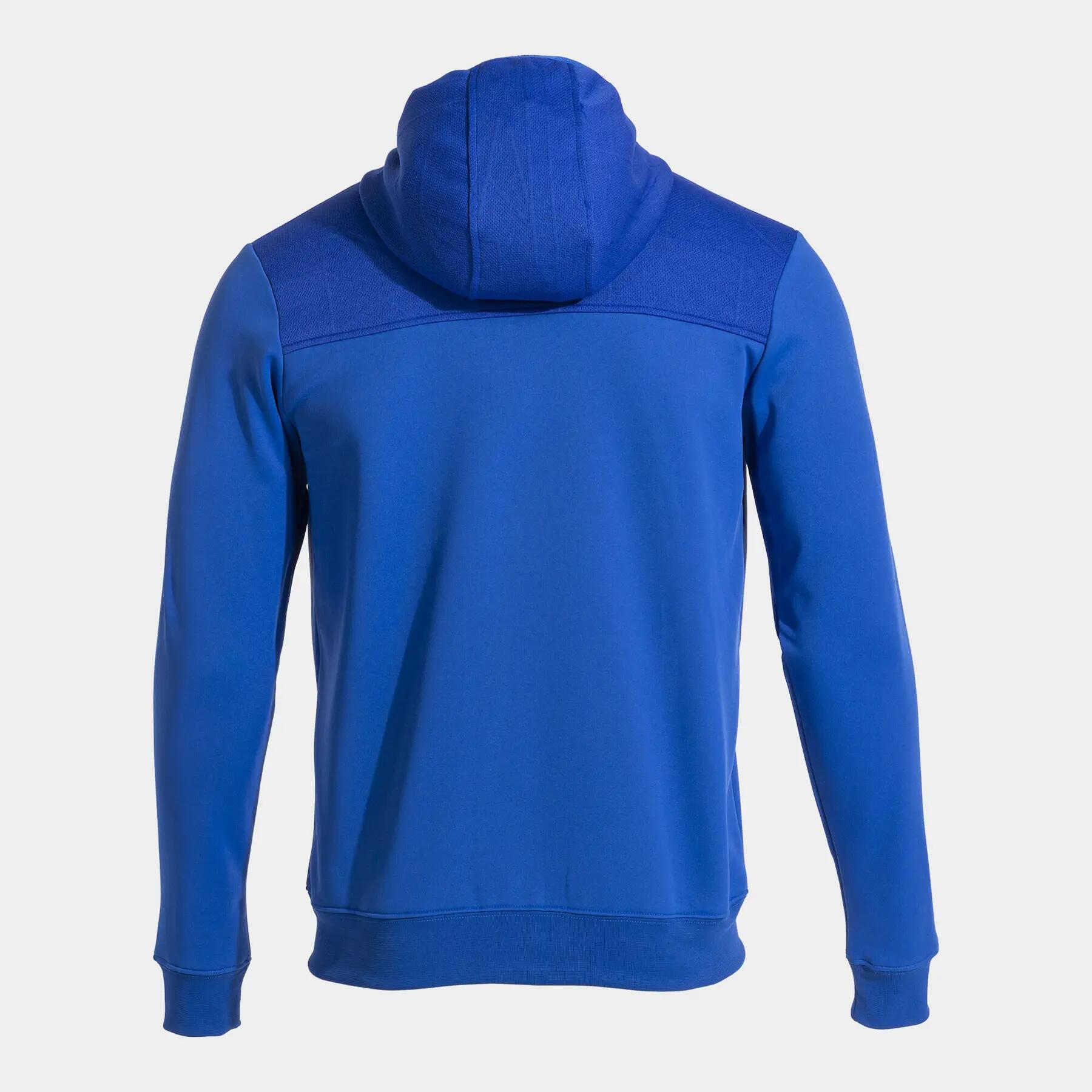 Casaco Com Capuz Futebol Homem Joma Campus street Azul Royal 2/4