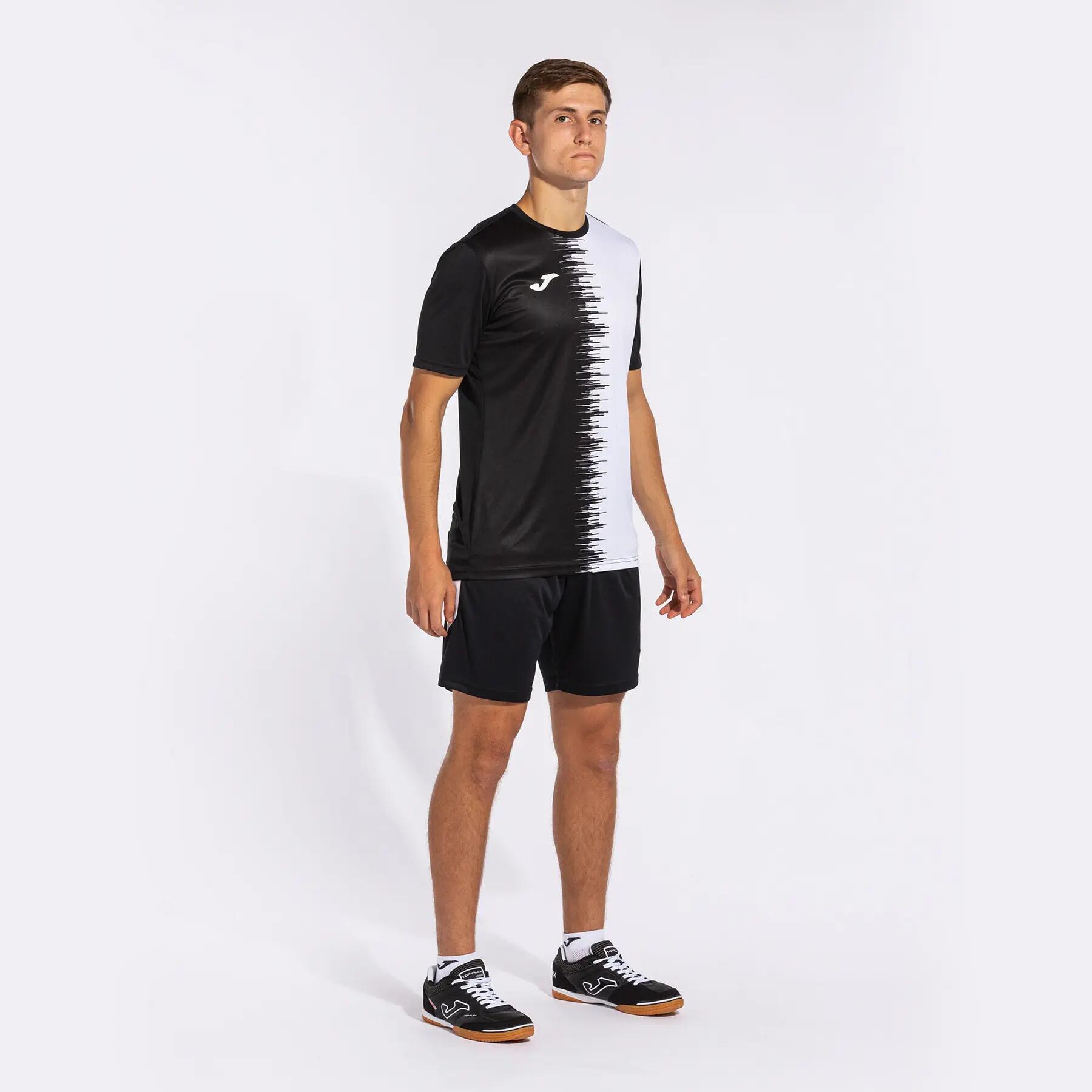 T-Shirt Manga Curta Futebol Homem Joma City II Preto 3/7