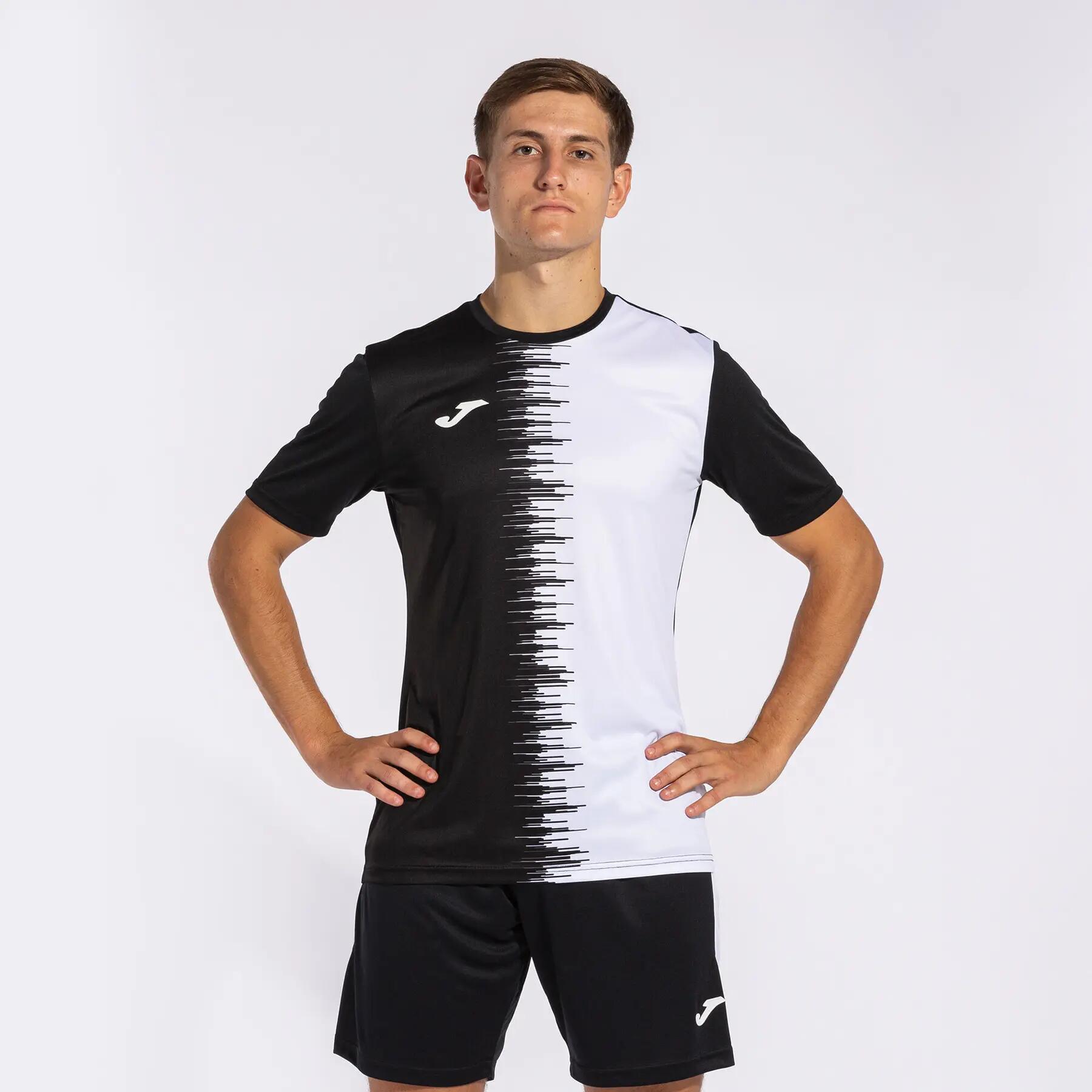 T-Shirt Manga Curta Futebol Homem Joma City II Preto 2/7