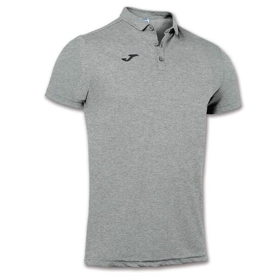 Polo Manches Courtes Golf Homme Joma Hobby Gris Melange