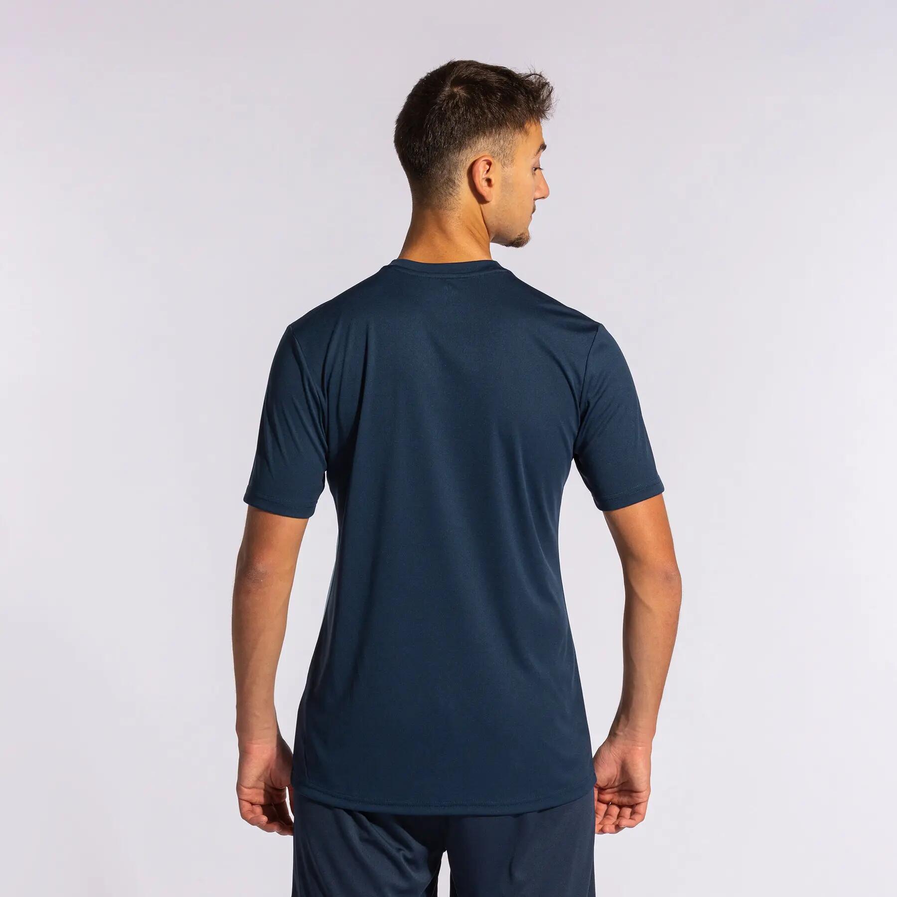 T-Shirt Manga Curta Futebol Homem Joma City II Azul Marinho 5/7