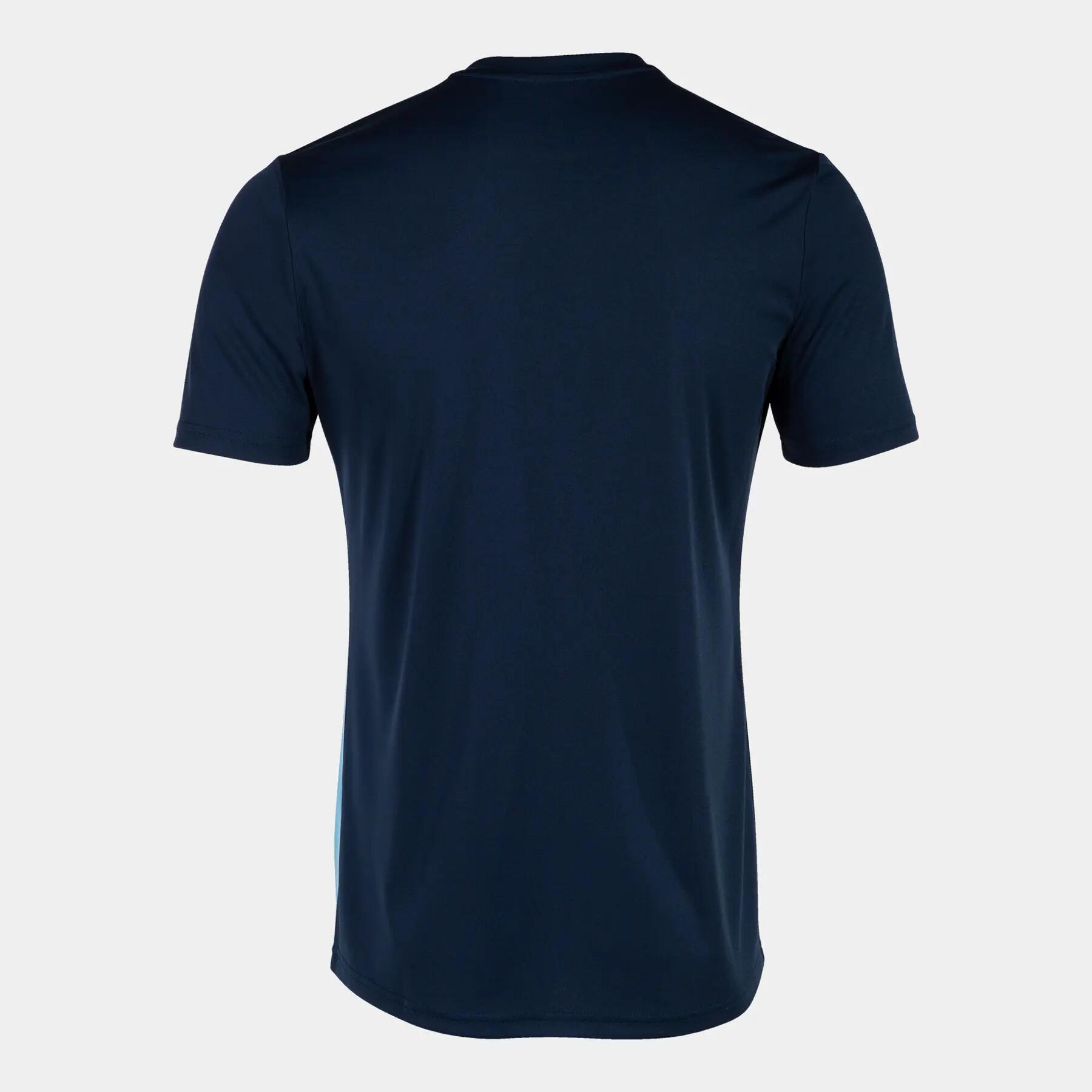 T-Shirt Manga Curta Futebol Homem Joma City II Azul Marinho 4/7