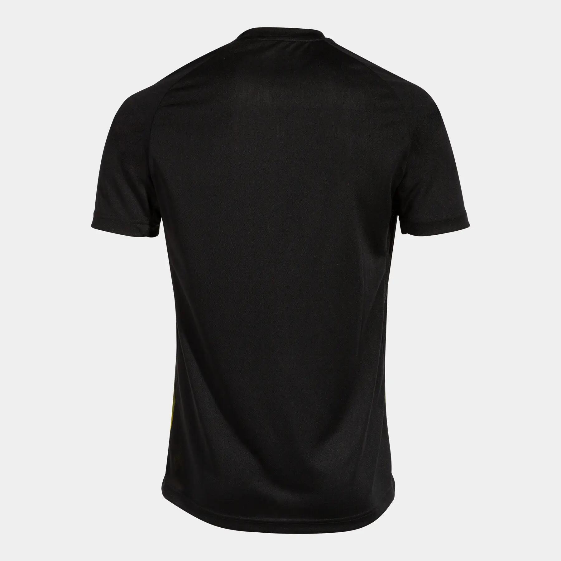 Maillot Manches Courtes Football Homme Joma Tiger V Noir 2/4
