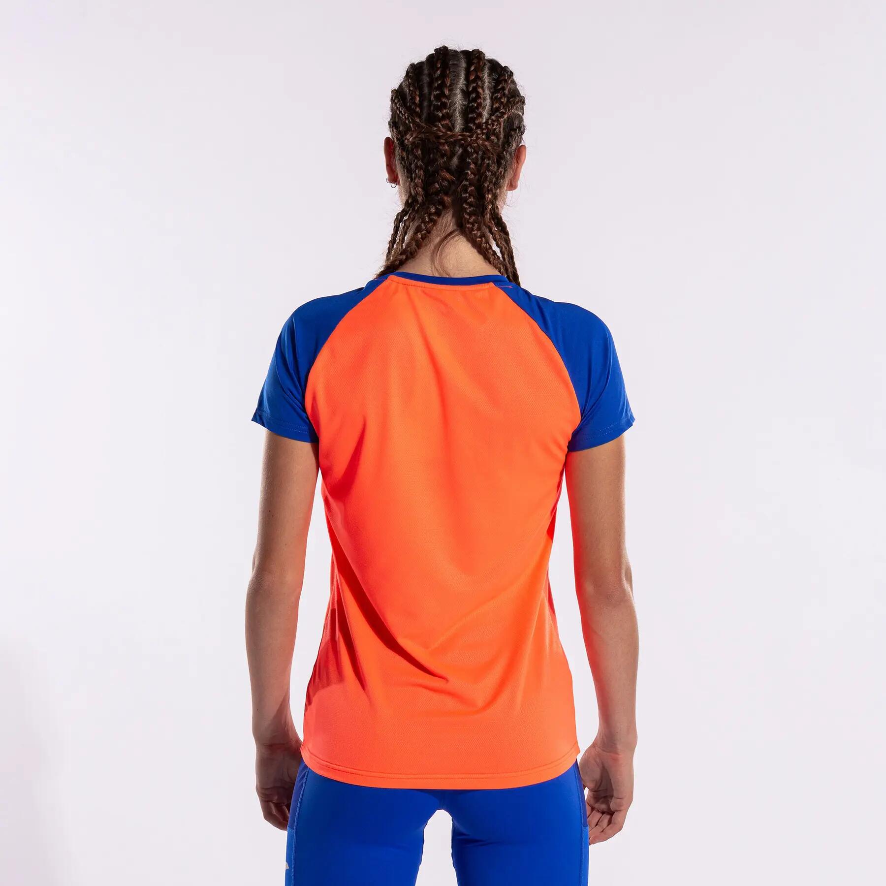 Maillot Manches Courtes Running Femme Joma Elite X Corail Fluo 5/7