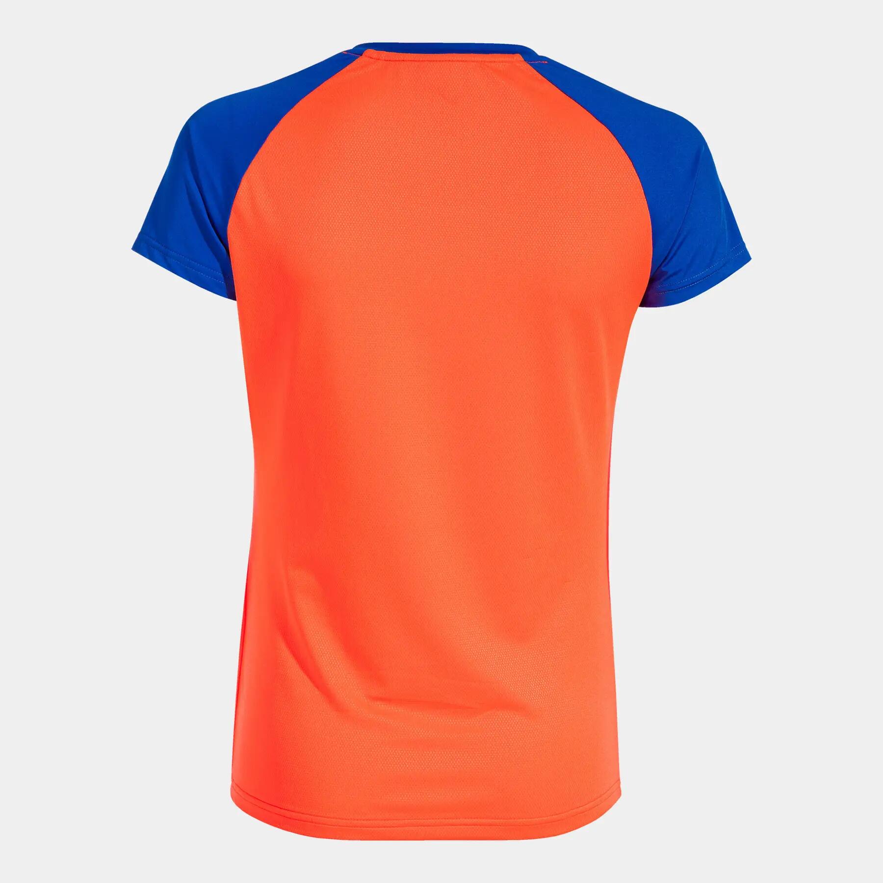 Maillot Manches Courtes Running Femme Joma Elite X Corail Fluo 4/7