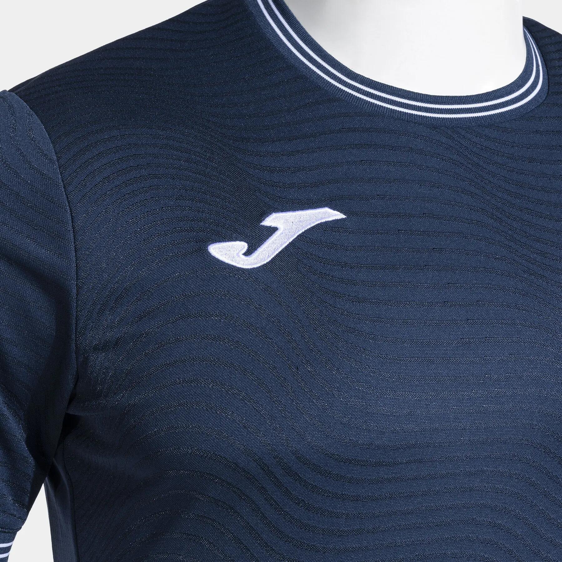 Maillot Manches Courtes Football Homme Joma Toletum V Bleu Marine 3/4