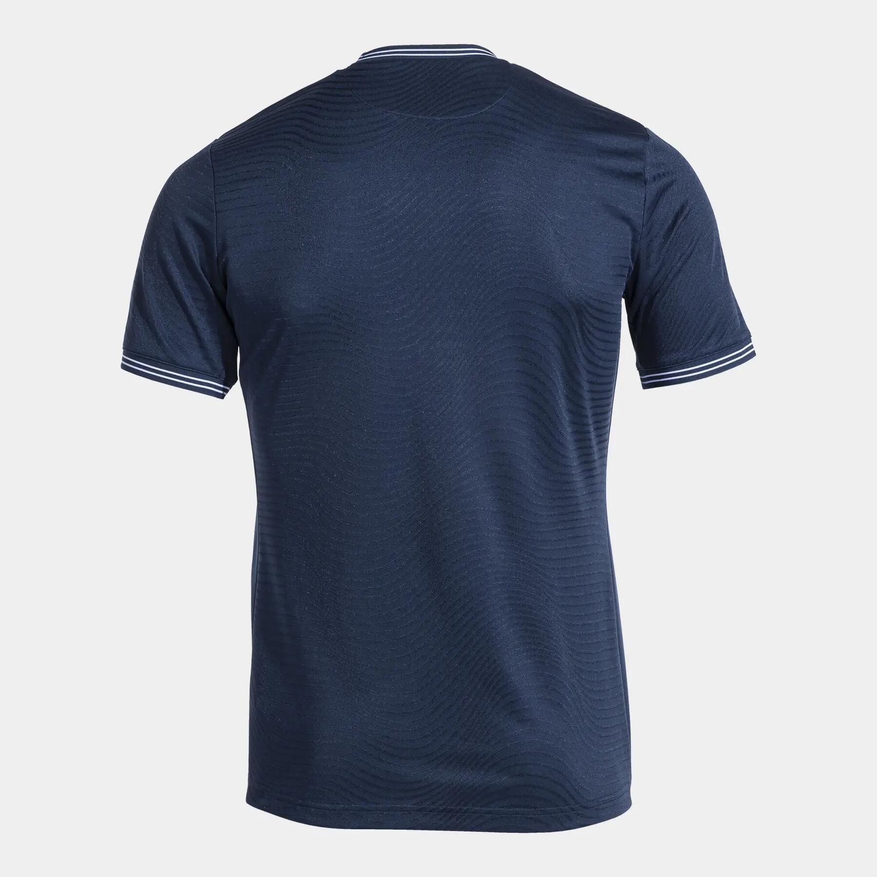 Maillot Manches Courtes Football Homme Joma Toletum V Bleu Marine 2/4