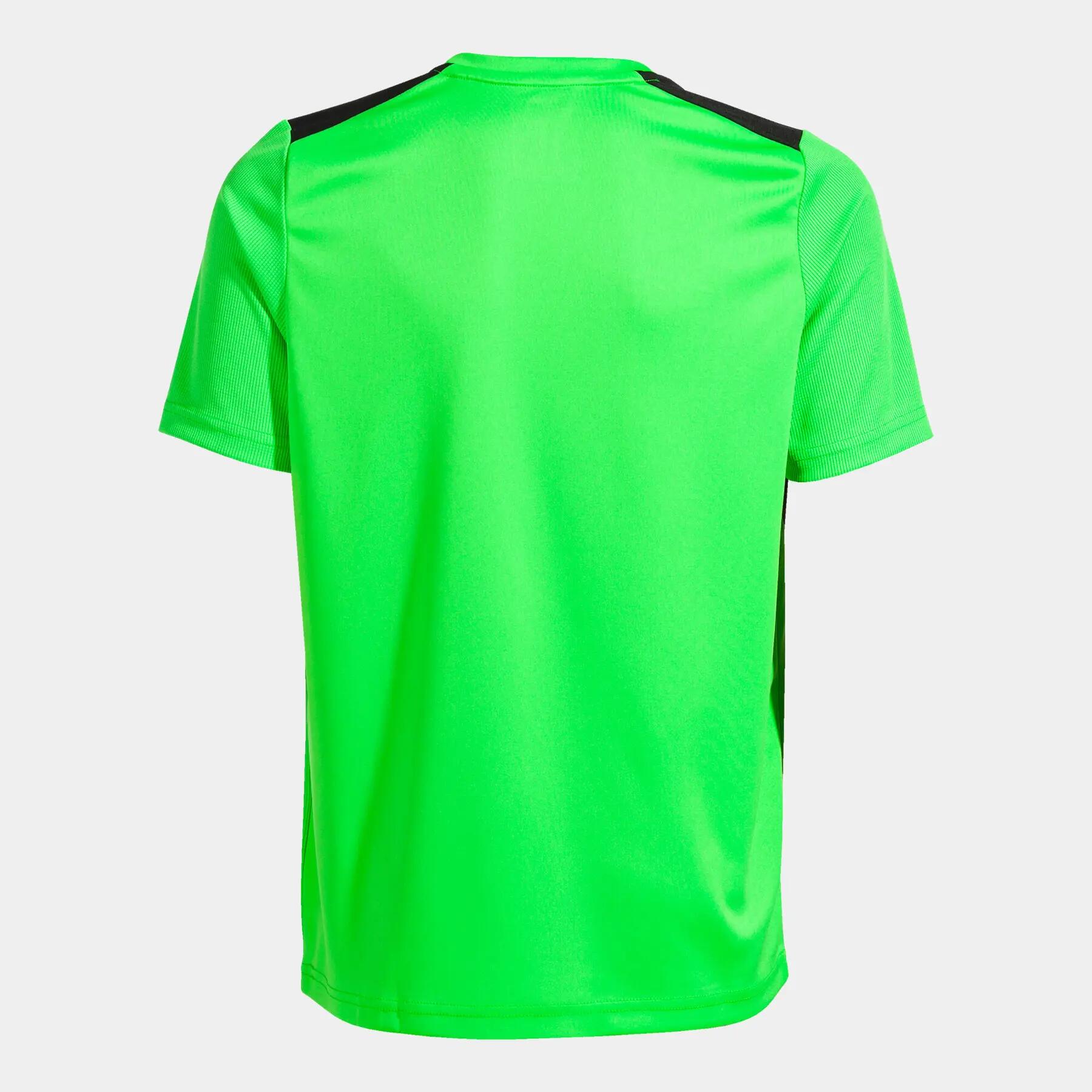 Maillot Manches Courtes Football Enfants Joma Championship VII Vert Fluo 2/2