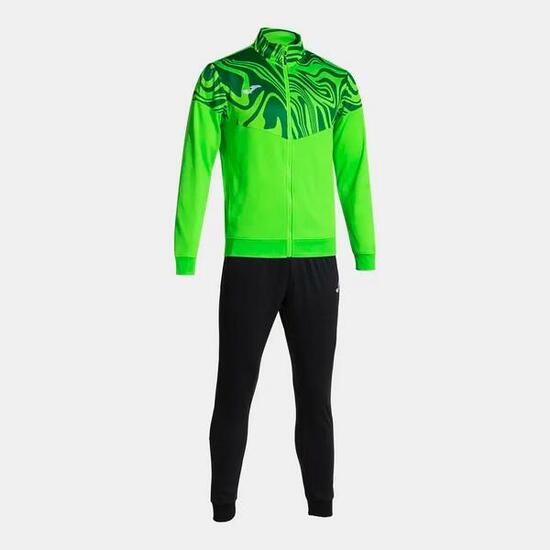 Survêtement Football Homme Joma Lion II Vert Fluo