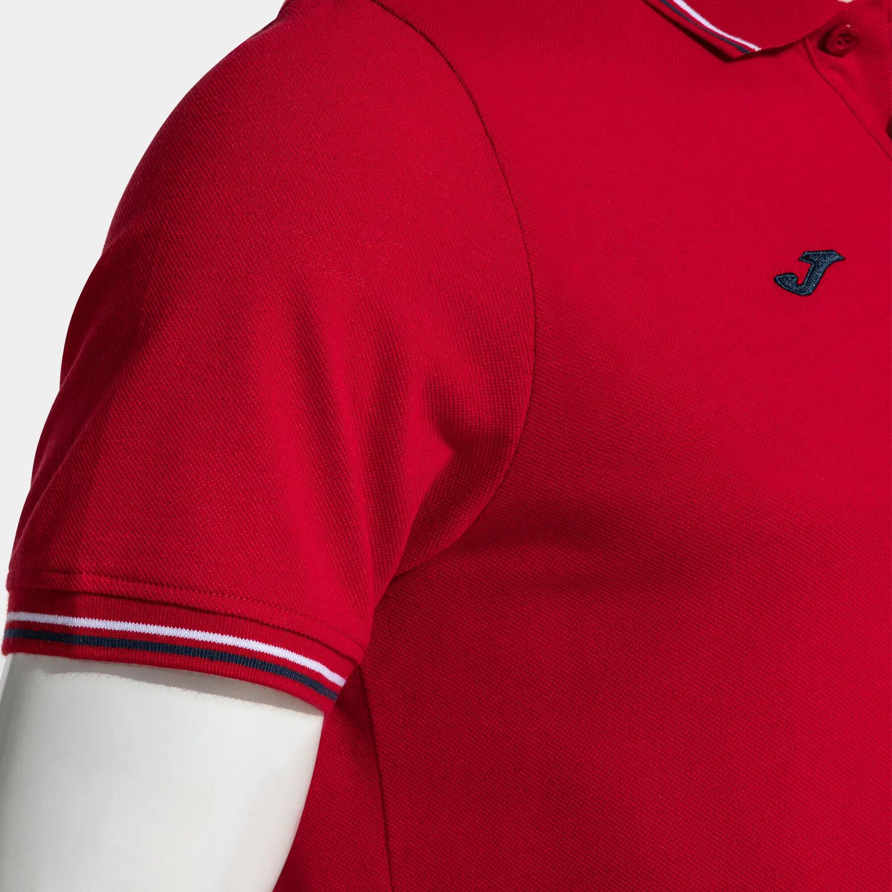 Polo Manga Corta Fútbol Hombre Joma Confort Classic Rojo 4/4