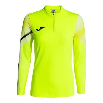 Sudadera Running Mujer Joma Elite XI Amarillo Flúor