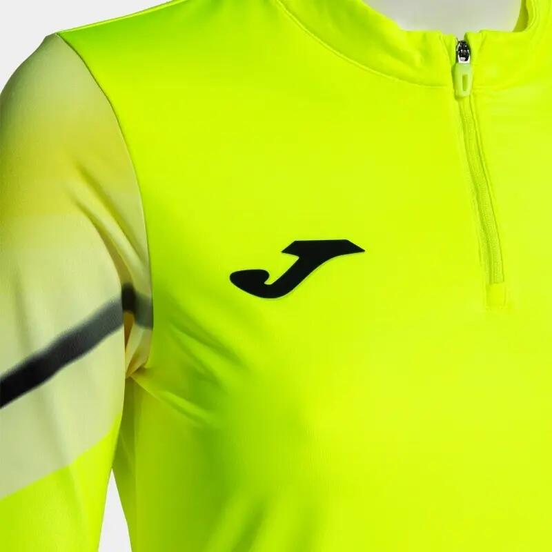 Sweat-Shirt Running Femme Joma Elite XI Jaune Fluo 4/4