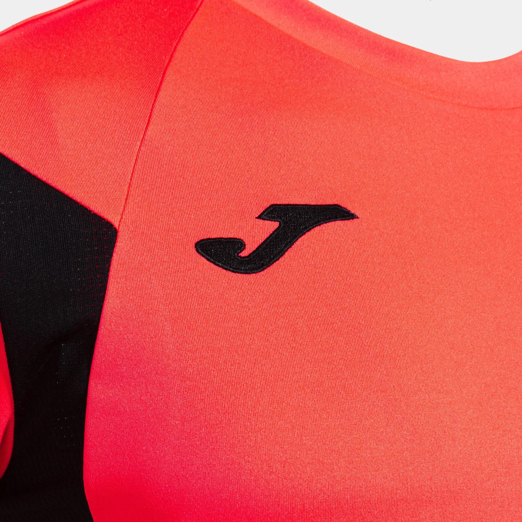 Maillot Manches Courtes Football Enfants Joma Winner III Corail Fluo 3/4