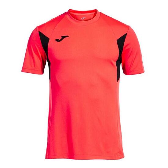 Maillot Manches Courtes Football Enfants Joma Winner III Corail Fluo