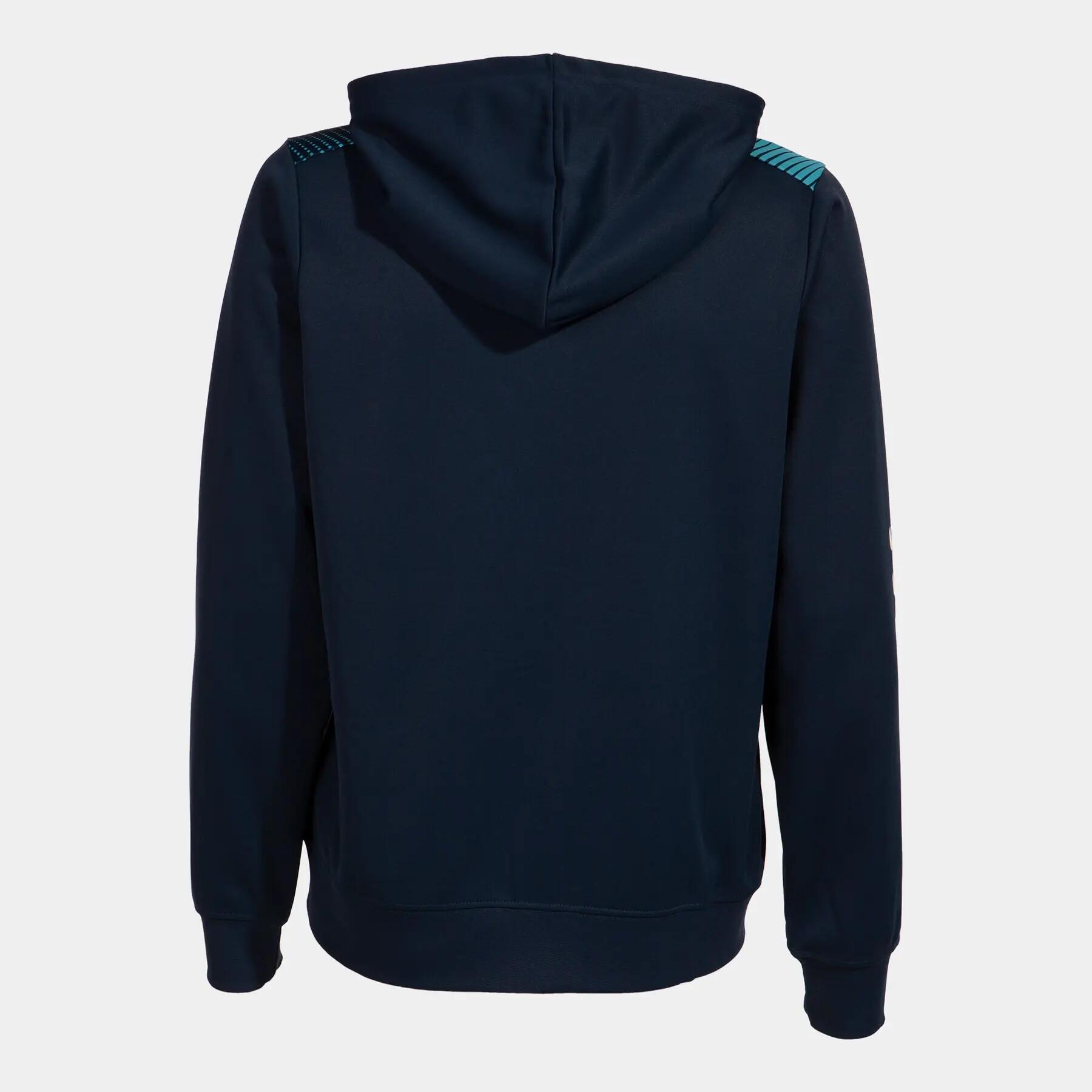 Chaqueta Con Capucha Fútbol Mujer Joma Eco Supernova Marino 2/4