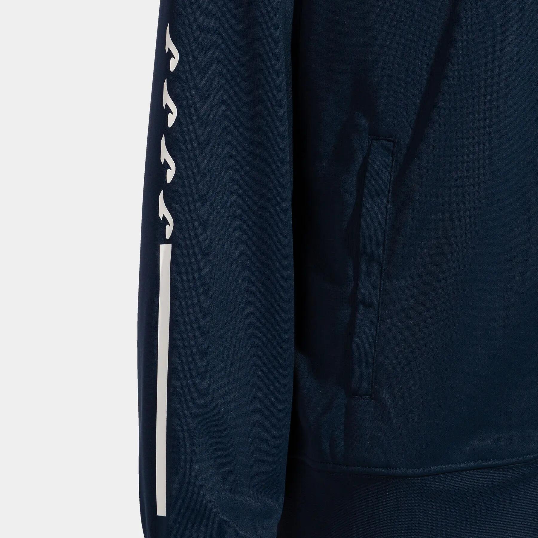 Chaqueta Con Capucha Fútbol Mujer Joma Eco Supernova Marino 4/4