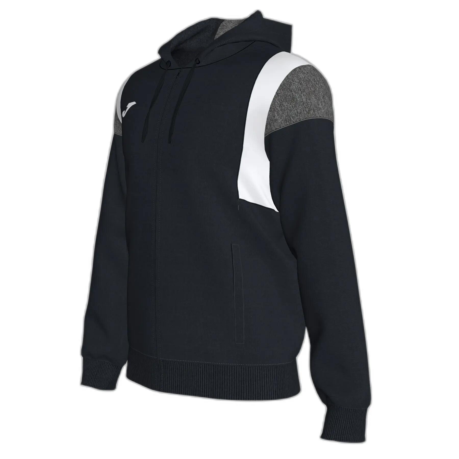 Veste À Capuche Football Homme Joma Confort III Noir 4/4