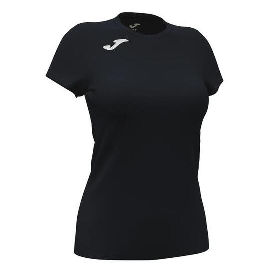 Maillot Manches Courtes Running Femme Joma Record II Noir