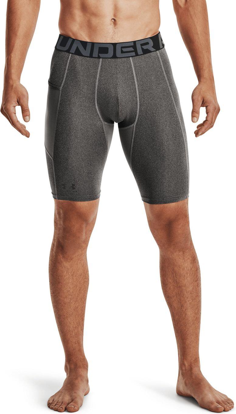 Cuissard de compression Under Armour HeatGear Compression Gris Homme 1/6