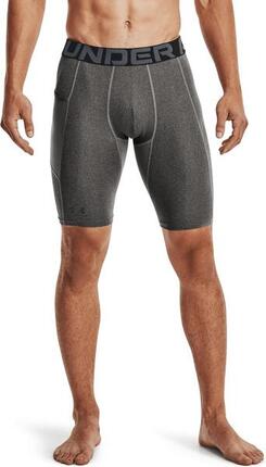 Under Armour HeatGear Compressieshort Heren Grijs