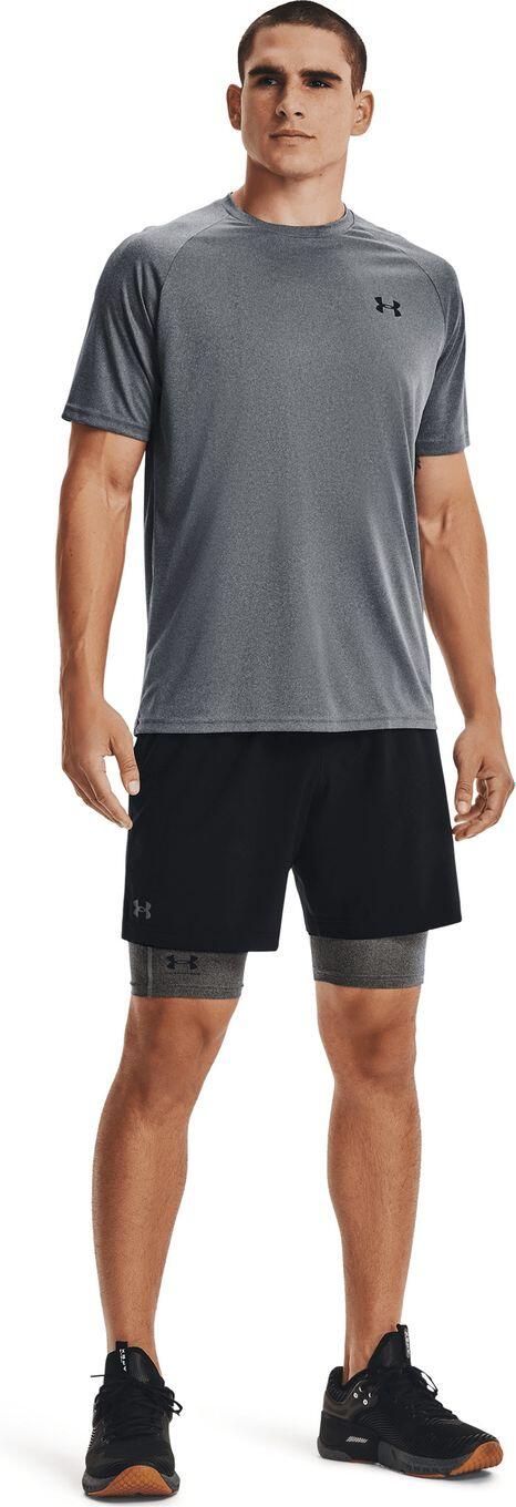 Cuissard de compression Under Armour HeatGear Compression Gris Homme 4/6